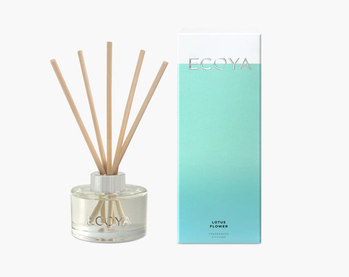 Ecoya, mini reed diffuser - lotus flower, Mika and Max 