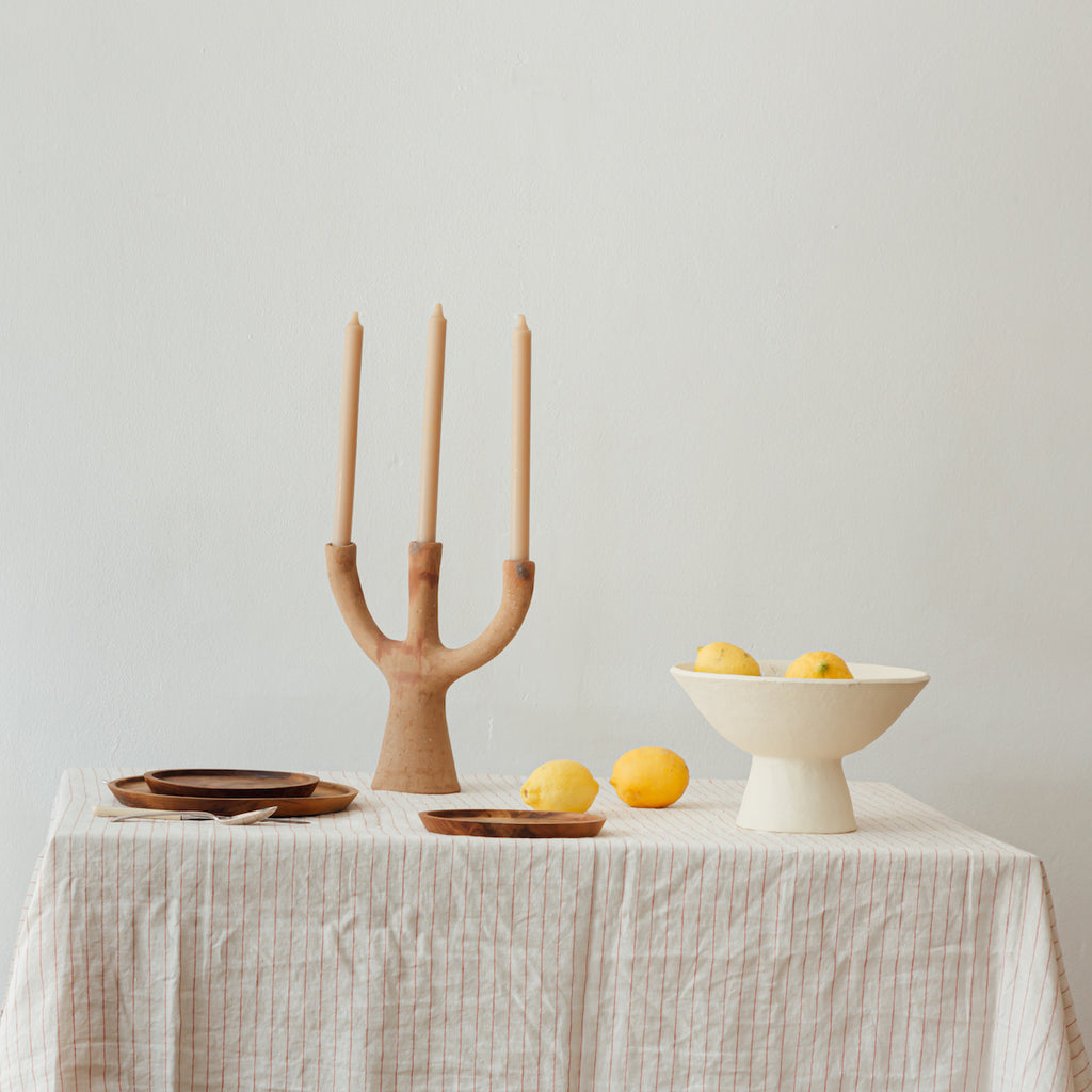 Kenith Candle Holder | Terracotta