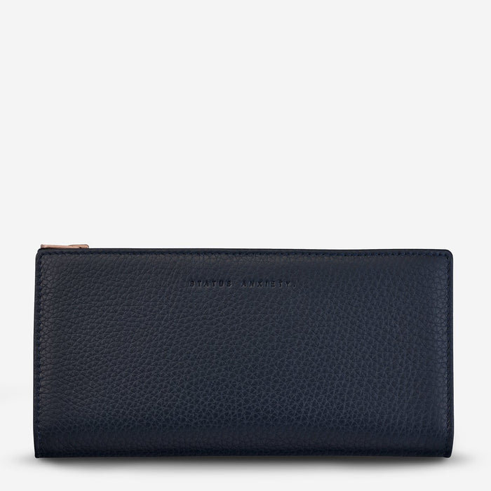 In the Beginning Wallet Navy, Wallet, Status Anxiety - Mika and Max
