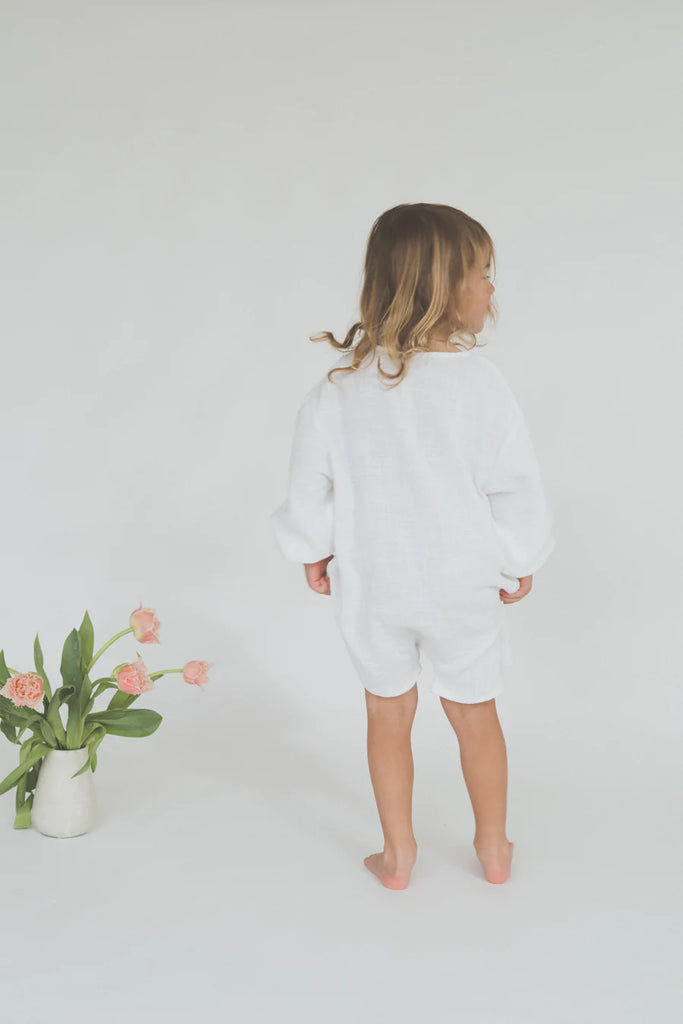 Husk Romper White