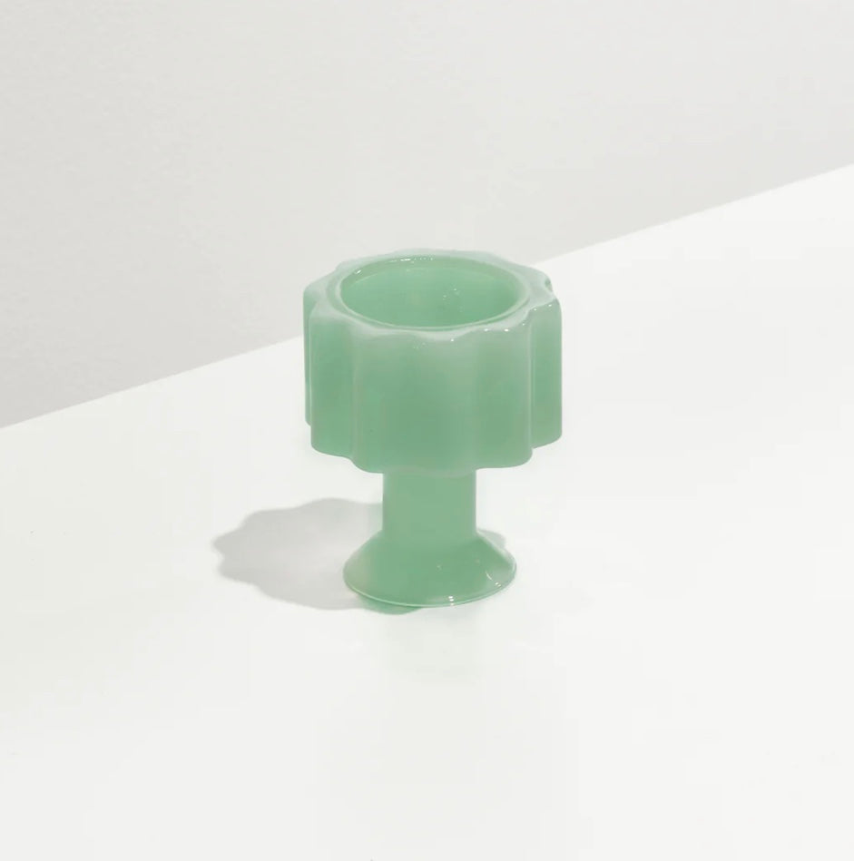 WAVE CANDLE HOLDER - JADE, fazeek, Mika and max