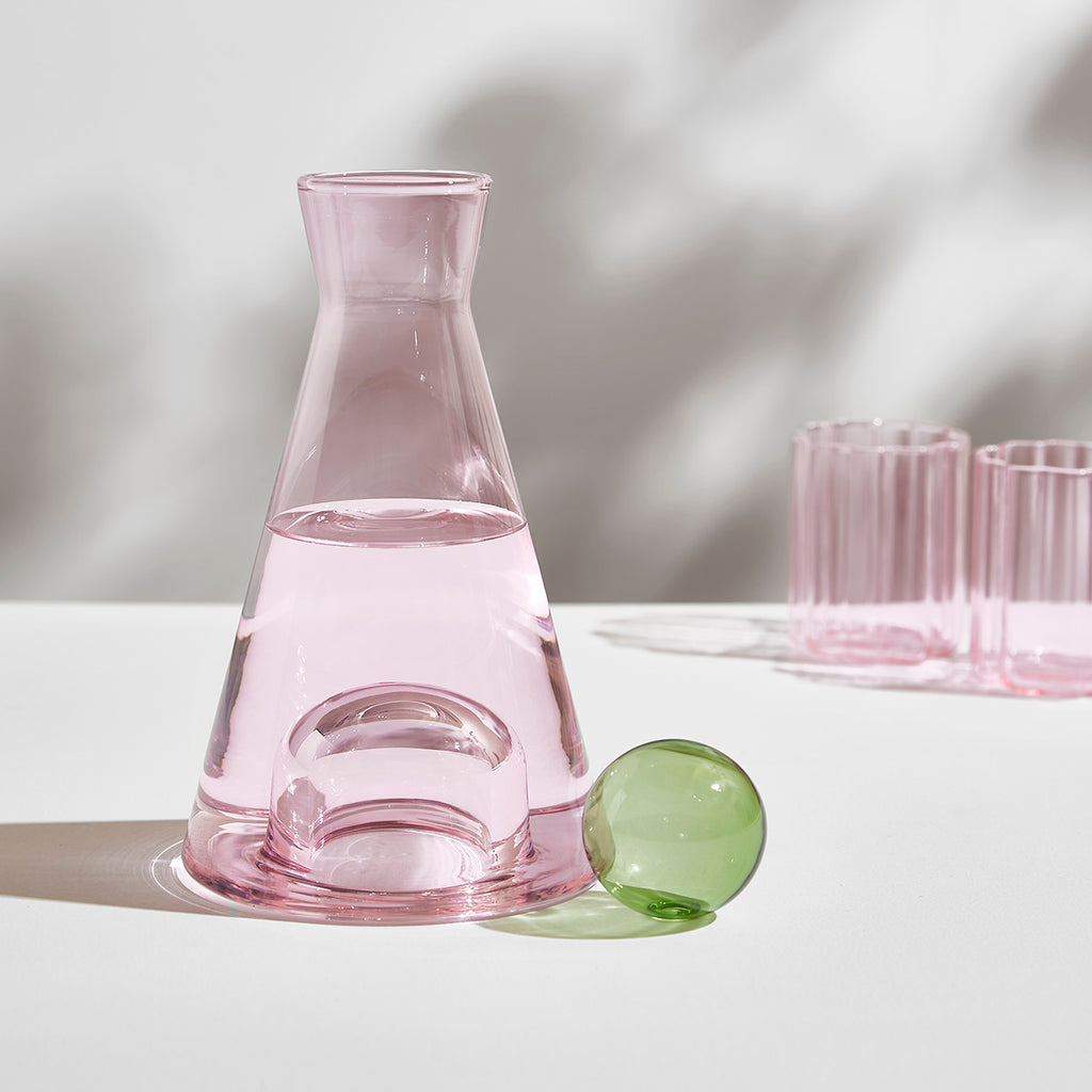 VICE VERSA CARAFE - PINK + GREEN