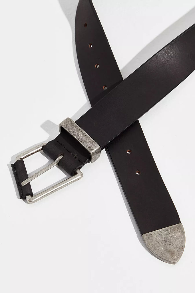 Getty Leather Belt Black