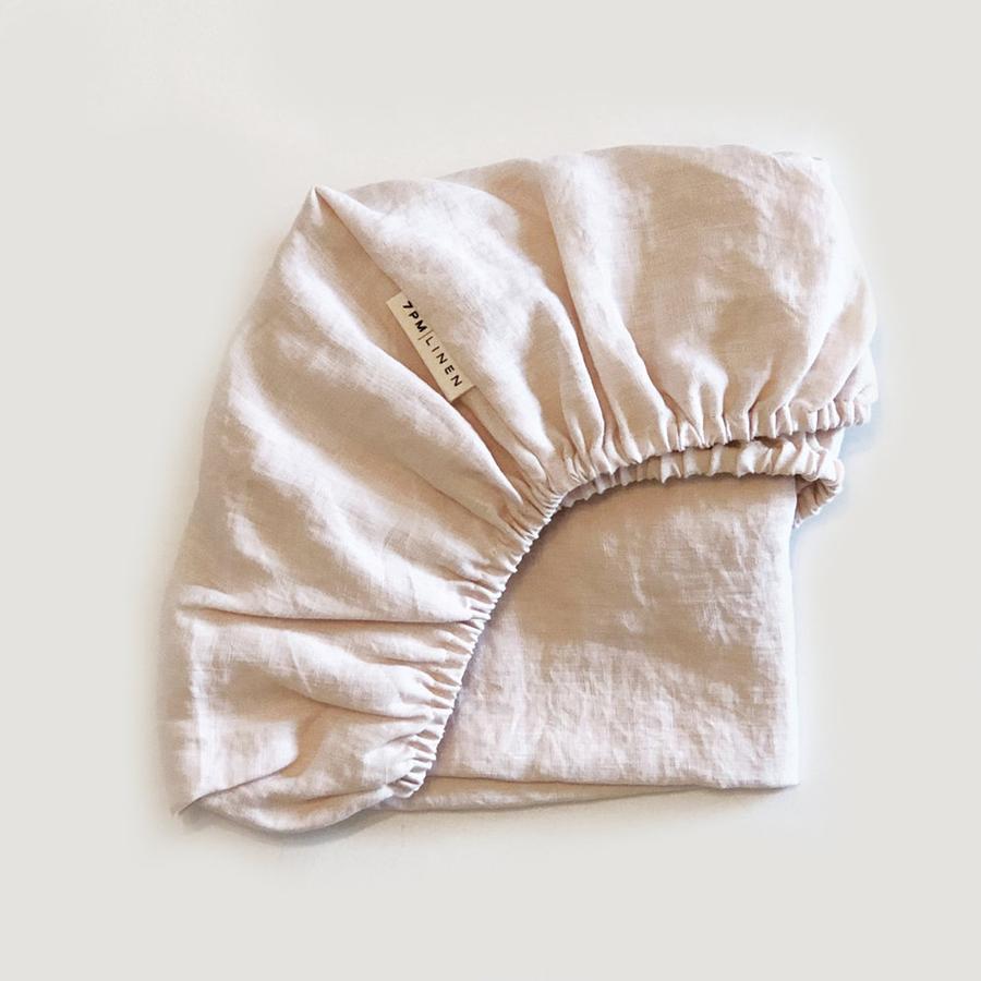 COT SIZE PEONY FITTED SHEET