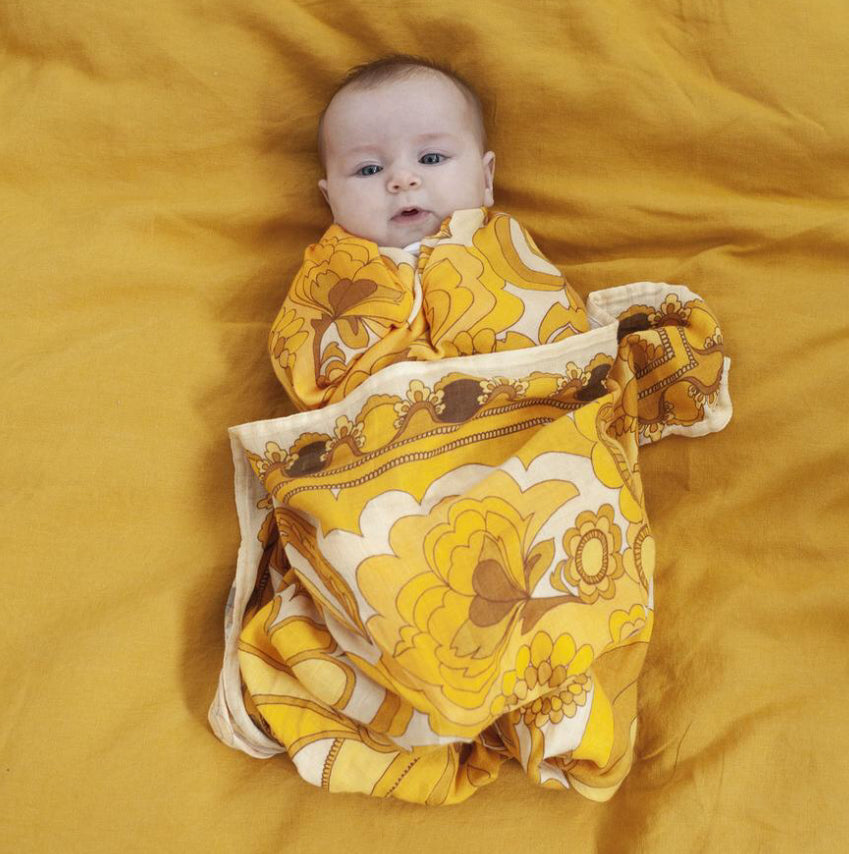 Golden Child Bamboo/Organic Cotton Swaddle