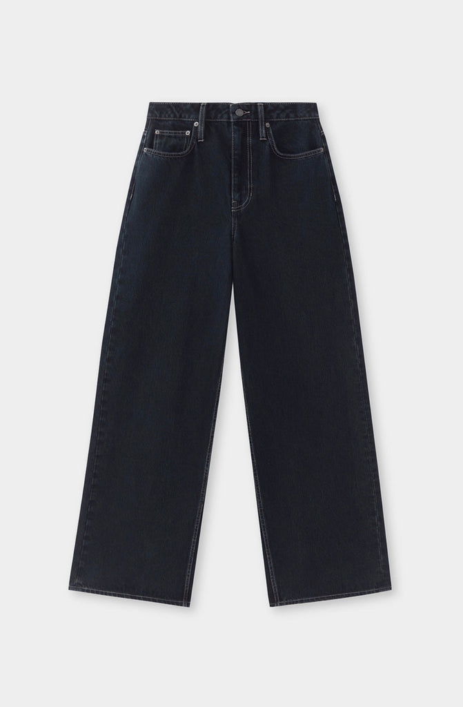 Wide Leg Jean Contrast Blue