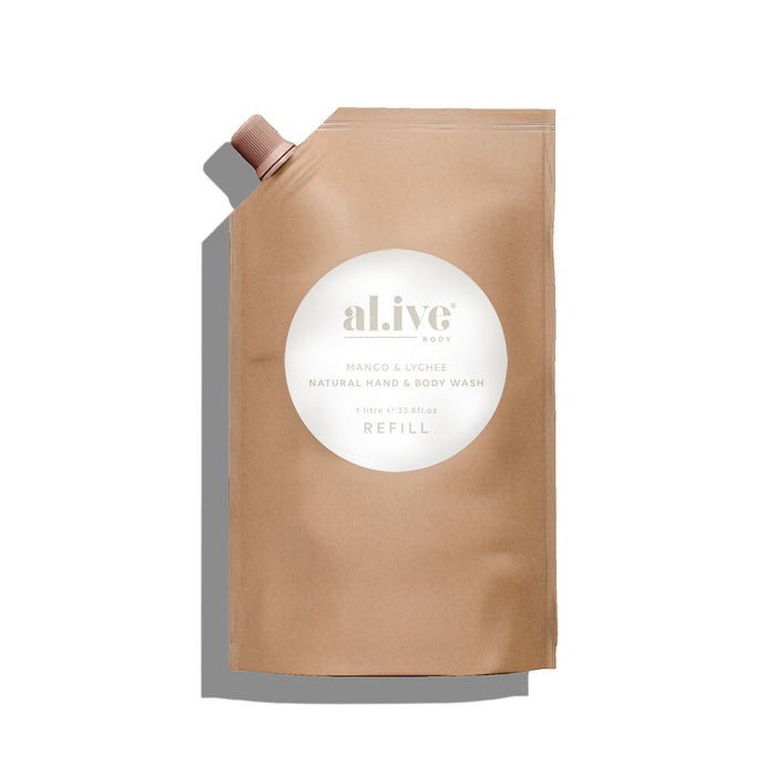1 LTR WASH REFILL - MANGO & LYCHEE