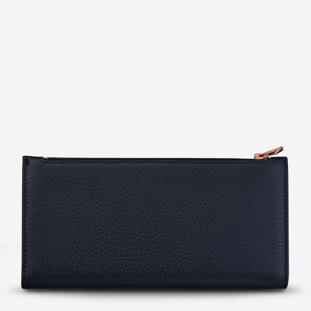 In the Beginning Wallet Navy, Wallet, Status Anxiety - Mika and Max