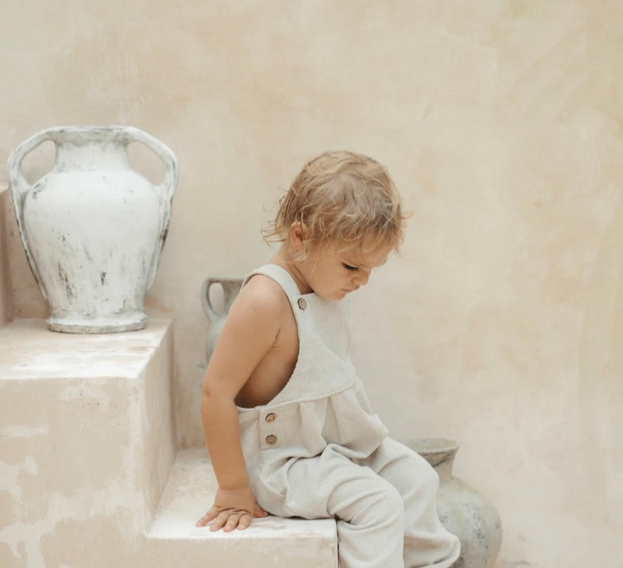 Xanthe Overalls | Oat Cord - Mika and Max
