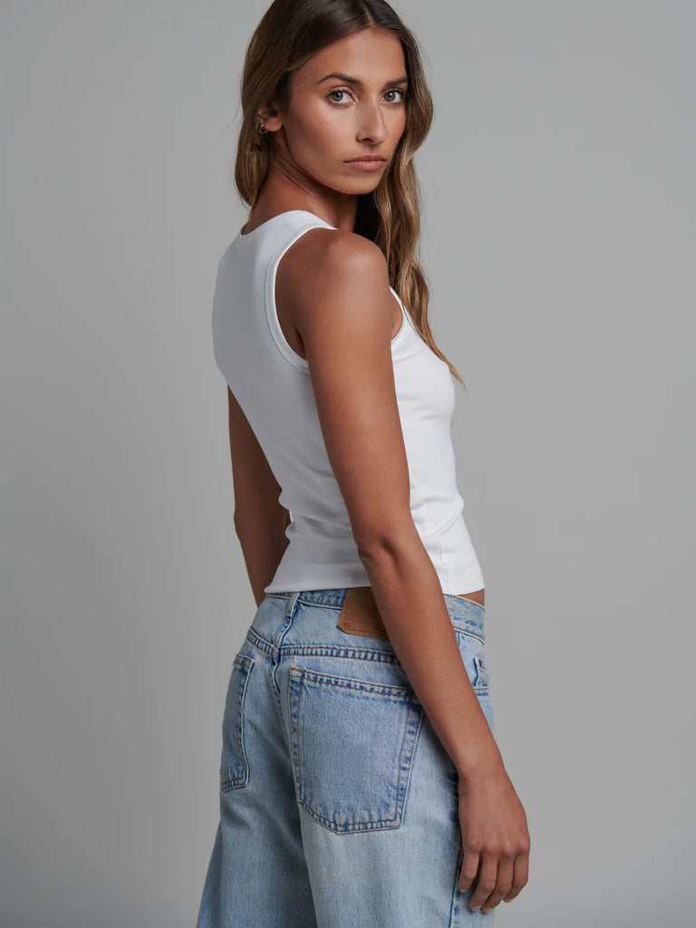 CASSIA TANK - WHITE