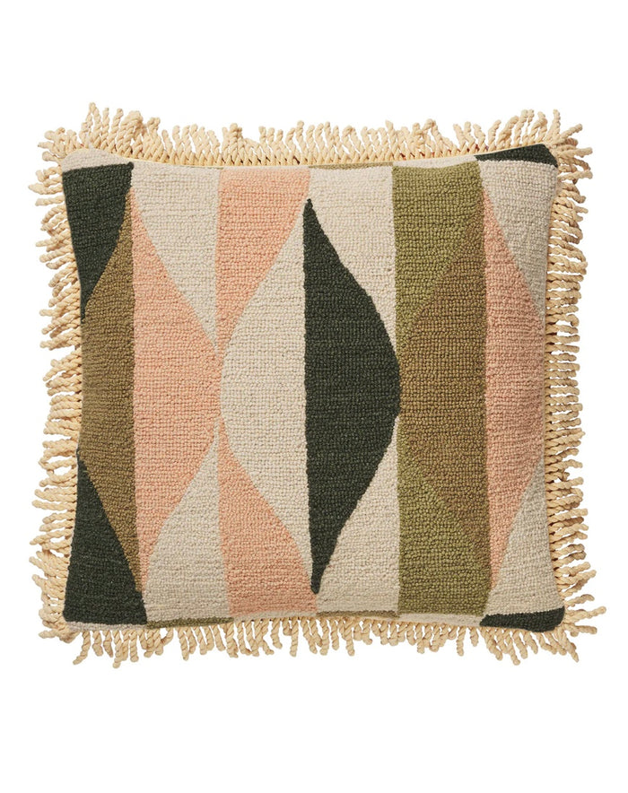 HORLEY PUNCH NEEDLE CUSHION - OLIVE, sage and Clare, Mika and max