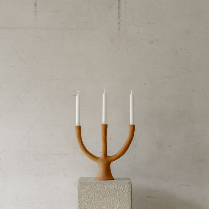 Kenith Candle Holder | Terracotta